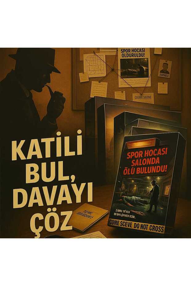 Detective, Game of Solving Murders / Dead Found in the Saloon of the Sports Master