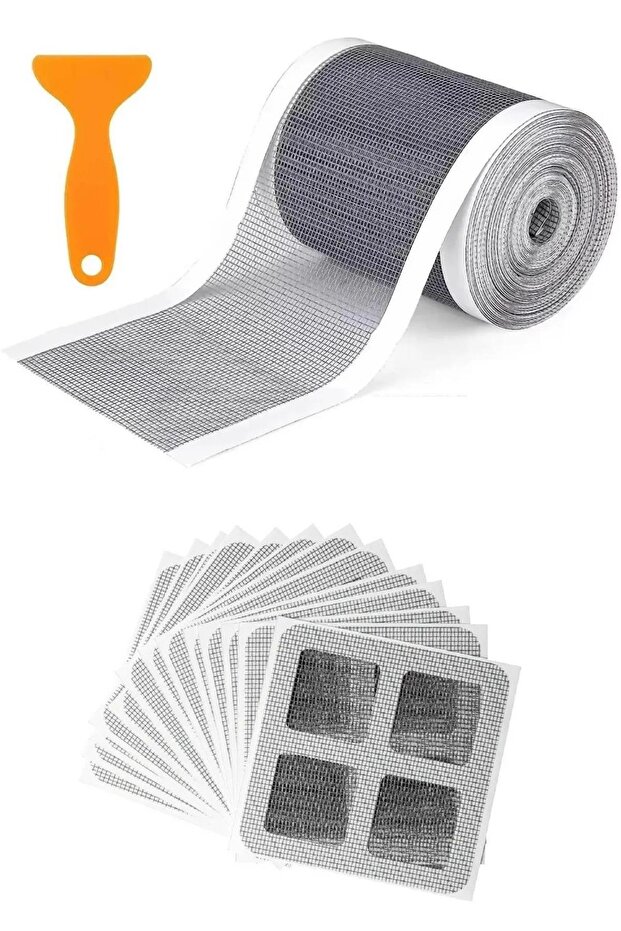 4 Meters 12 cm + 10 Pieces 10 cm Drain Strainer Disposable Hair Bristle Lint Collector Wire Strainer