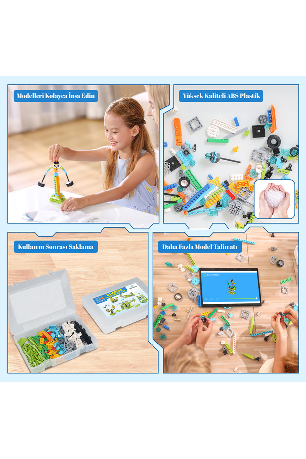 Diverse Building Blocks 370 Parça 100+ Model - 5