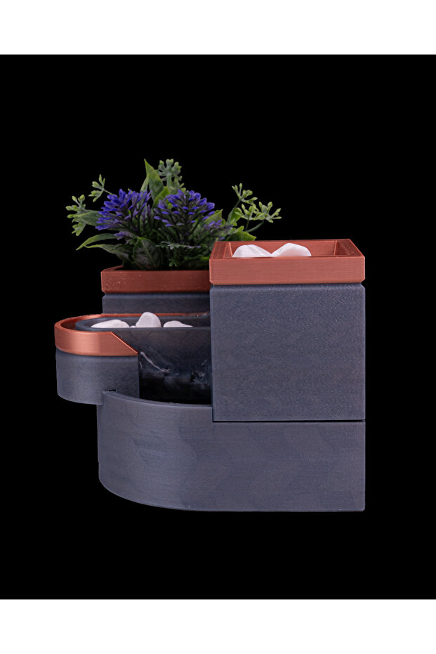 MODERN ÇİÇEKLİ MASAÜSTÜ ŞELALE - 5