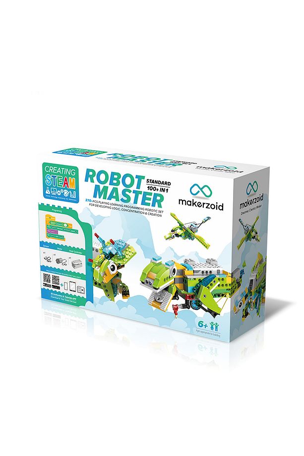 Robot Master Standard 370 Parça 100+ Model Robot Kodlama Seti 6+ Yaş - 8