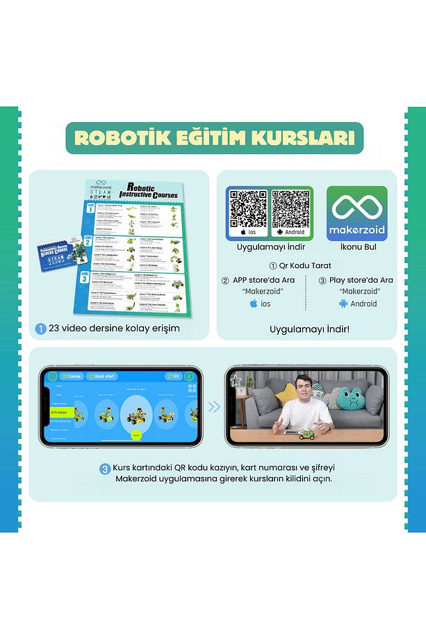 Robot Master Standard 370 Parça 100+ Model Robot Kodlama Seti 6+ Yaş - 3