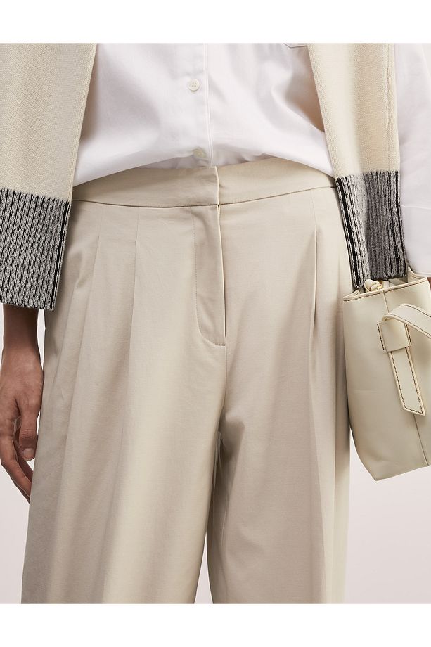 Wide Leg Chino Pantolon - 3