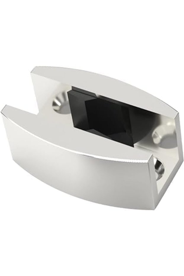 Glass Clamp for 1/4"-3/8"(6mm-10mm) Glass, 2"*1"(50mm*3mm) 304 stainless steel glass clip apply to t