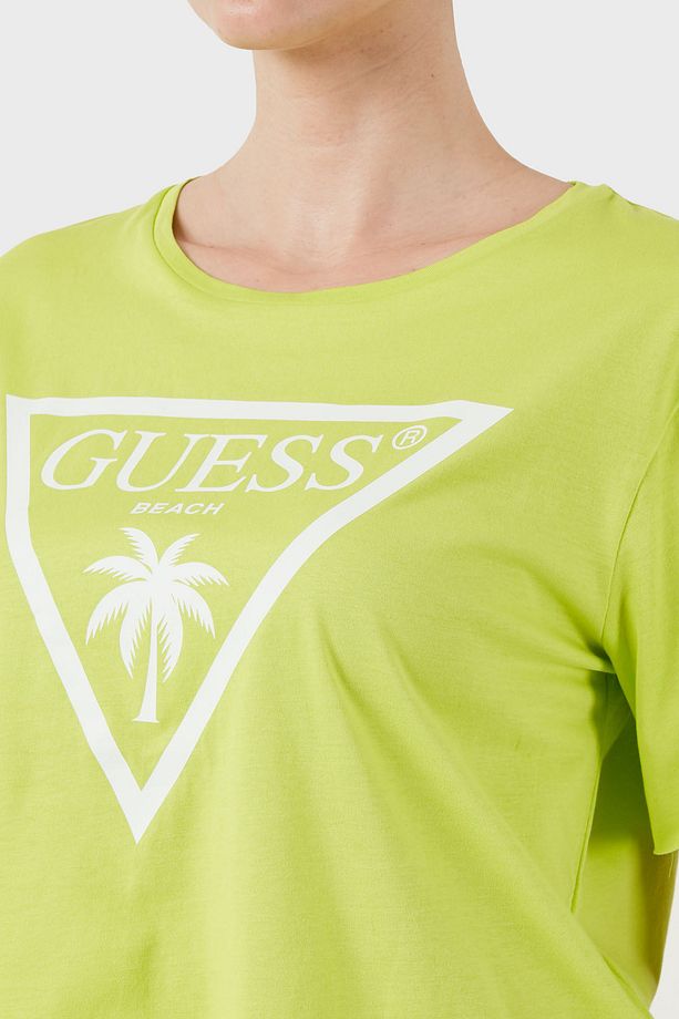 Ss Cn Logo Pamuklu Cropped Fit T Shirt E02I01JA914 CROP E02I01 JA914 G8BU - 6