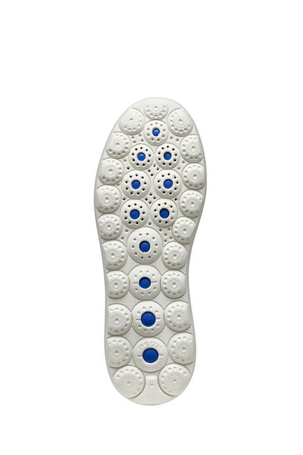 Kadın Mavi D Spherica Ec4.D - Em. Tex + Sy Bağcıklı Desenli Kalın Tabanlı Sneaker D55TCD0DSBCC4 - 6