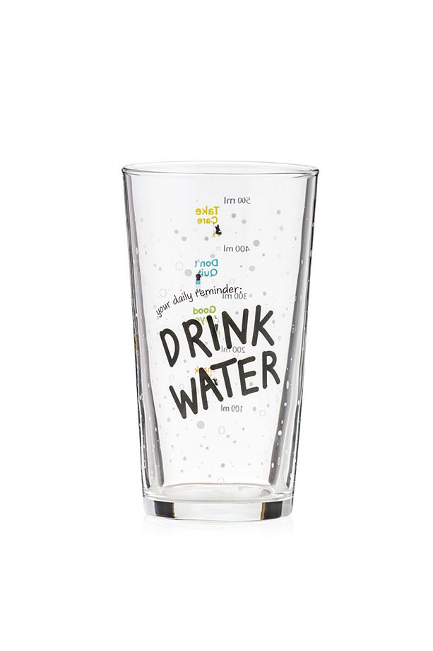 LCW HOME Karişik Baskılı Cam Su Bardağı 500 ml - 3