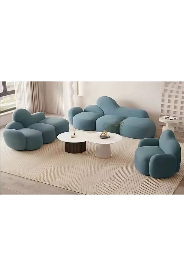 Lüks koltuk takımı 3+2+1 set değişik tarzda yüksek kalite - 1