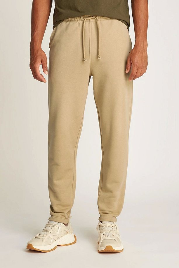 Tommy Jeans Tjm Reg Badge Sweatpant Erkek Bej Eşofman Altı Dm0dm20276act - 2
