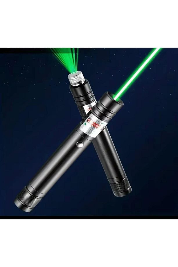 Yeşil Lazer Pointer  4 Farklı Yansıtma 50km Menzil Emnniyet  Kilitli - 5