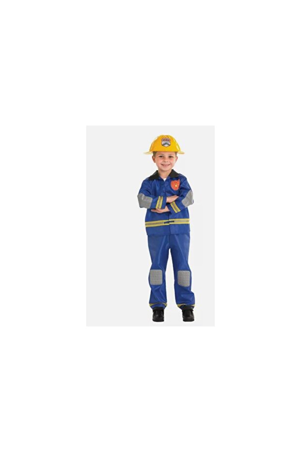Fireman Fancy Dress Costume Large 7-8 Years