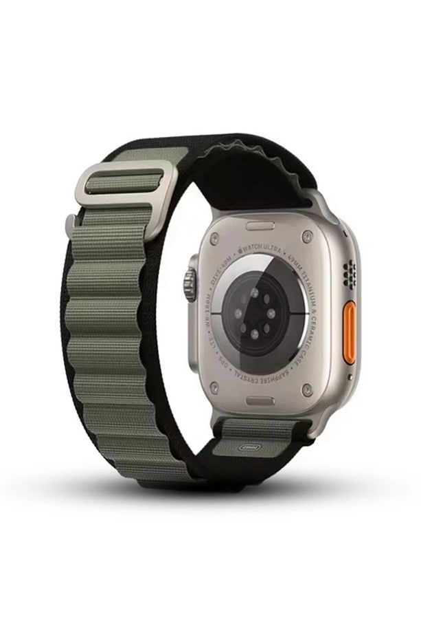 Apple Watch Uyumlu Alpine Loop Kordon Yeşil - 1