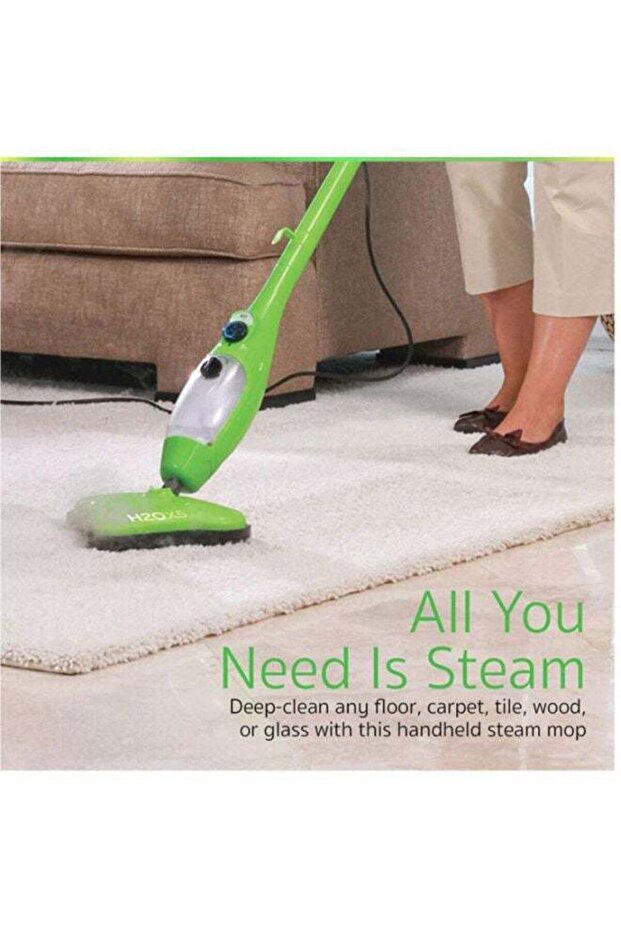 Multi-Purpose Steam Mop Cleaner Green - 5