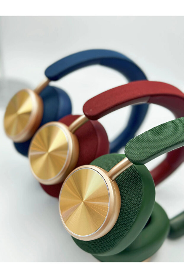 Bluetooth Kulak Üstü Kulaklık iOS Android Uyumlu Bluetooth Kablosuz Kulaklık Wireless Yüksek Ses - 9