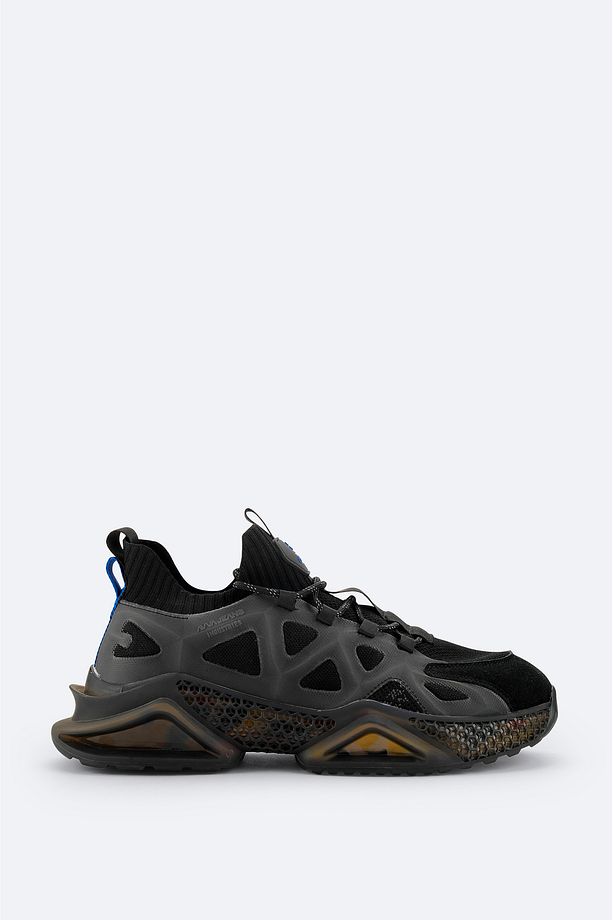 Erkek Siyah Esnek Taban Sneaker Ayakkabı A32y8001 - 1