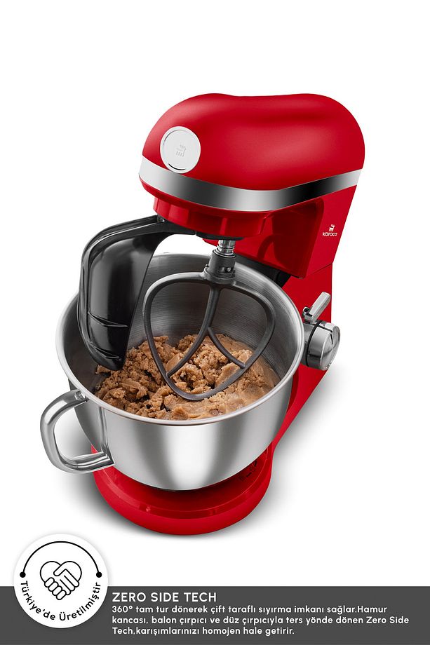 Mastermaid Chef Pro Çift Kollu Stand Mikser Imperial Red 1750 W - 6
