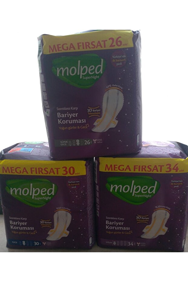 Supernight Mega 30 26 34 3 عبوات 3dbariyer Protected
