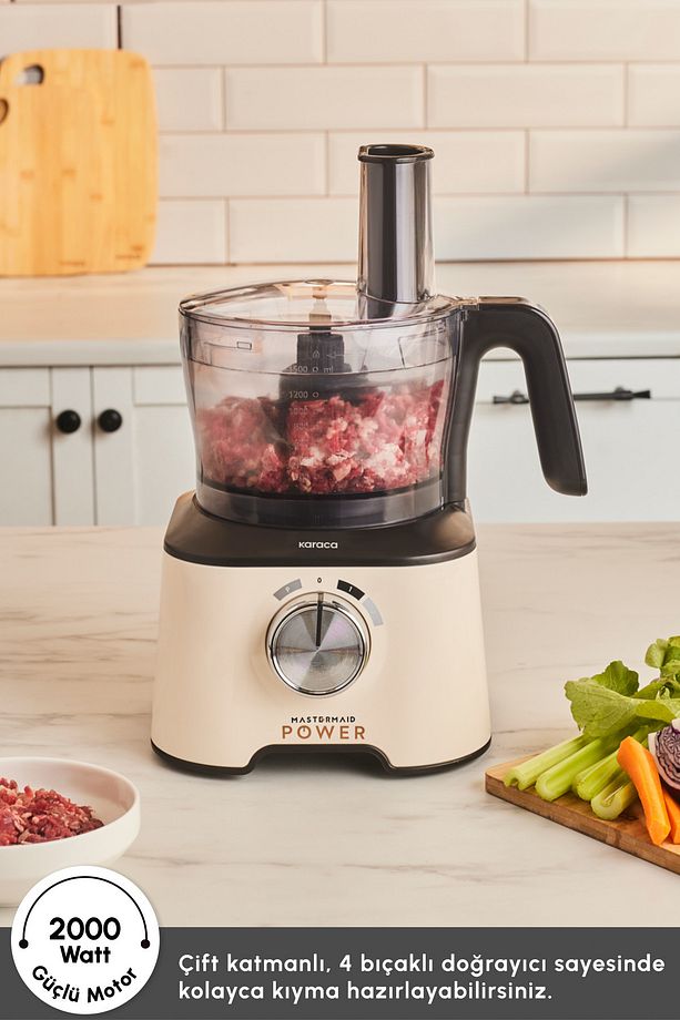 Mastermaid Power Multifunctional 10 In 1 Soft Cream Mutfak Robotu, Blender Seti 2000w - 7