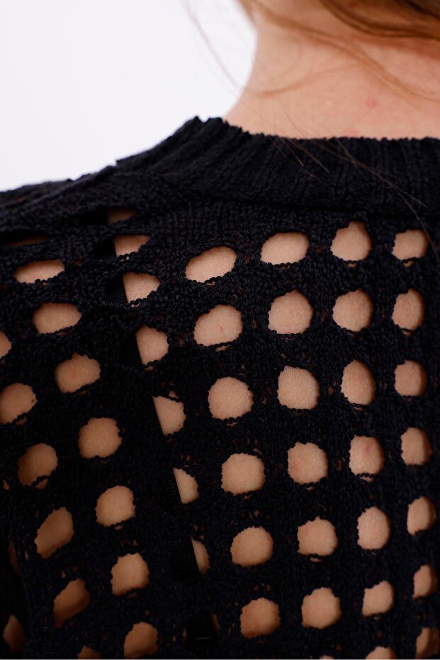 Delikli Kadın Bluz - 6