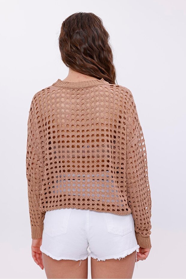 Delikli Kadın Bluz - 4