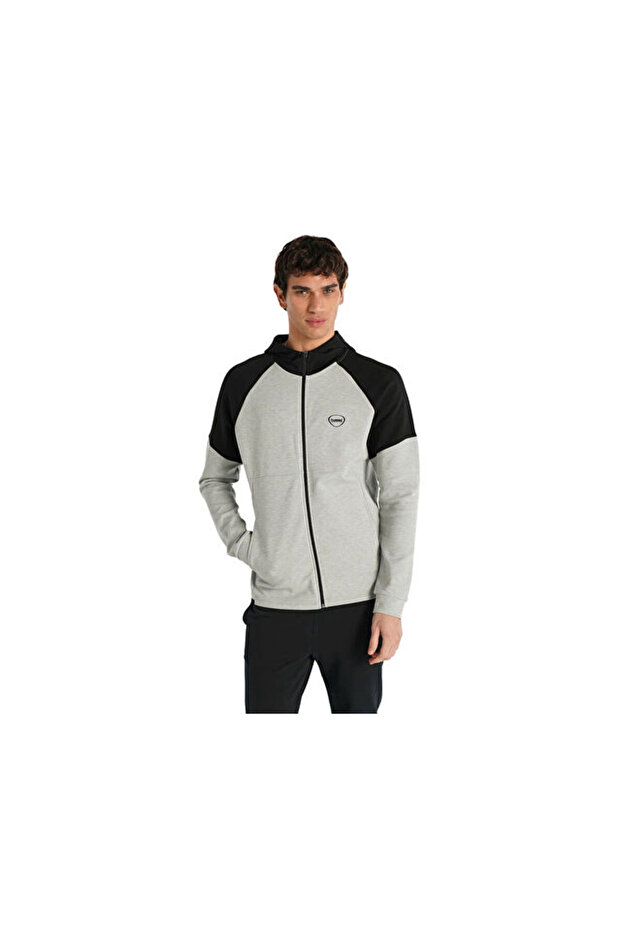 Inter Zip Hoodie Men's Casual Jacket 921257-2393 Gray Matching