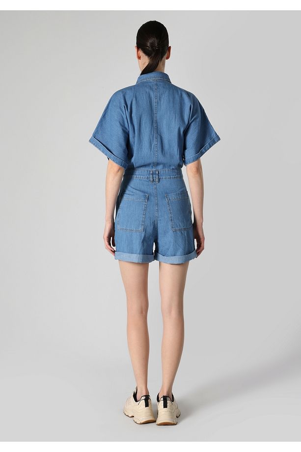 Regular Fit Denim Kadın Şort - 2