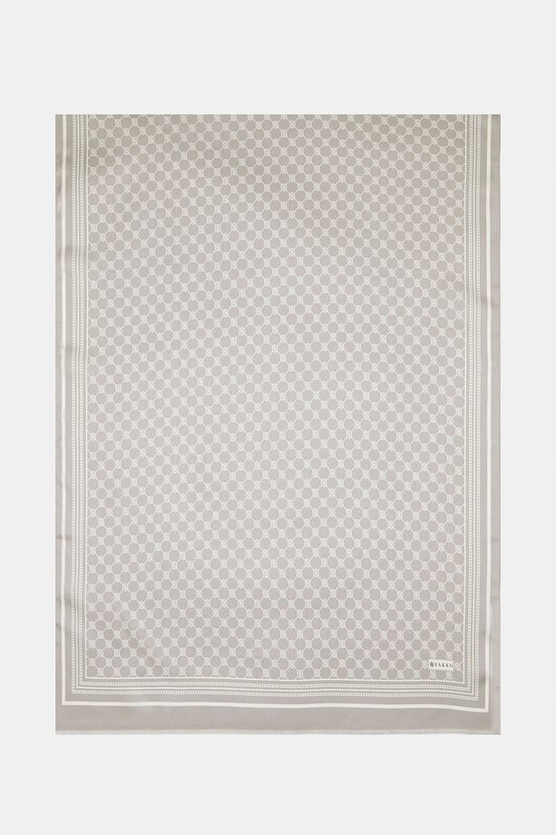 KUM MONOGRAM TWILL ŞAL - 1