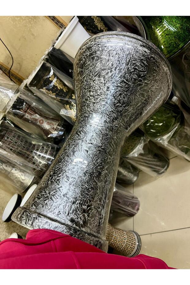 GRİ KIRÇILLI BAS MODEL DARBUKA KOD 0332 - 2