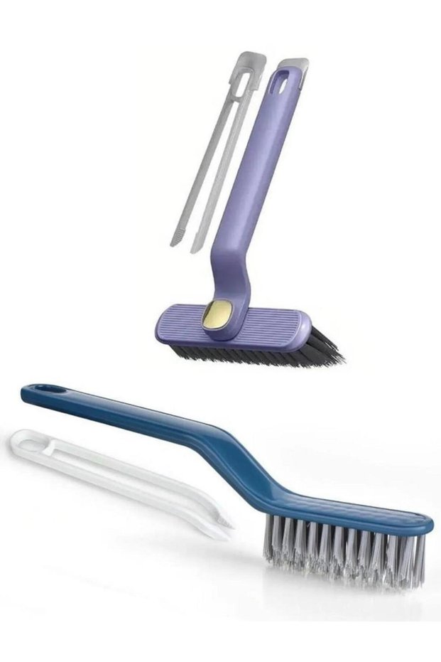Set of 2 Cleaning Brush with Disassembly Apparatus and Tweezers + Rotating Head Cleaning Brush with Tweezers