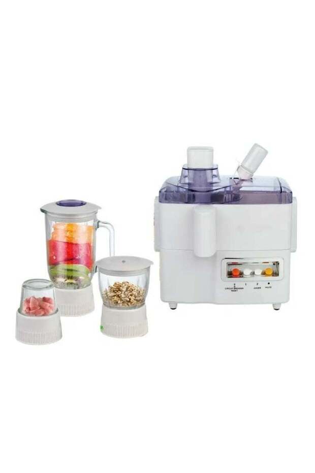 A Multi-Purpose 4-In-1 Food Processor Consisting Of A Blender, Grinder, Juicer And Chopper, With - 1