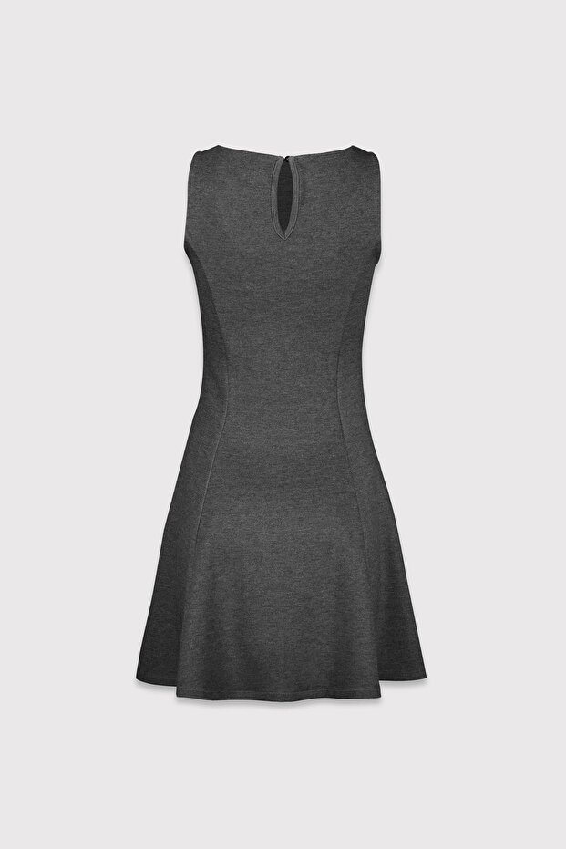 Kuplu Mini Elbise - 6