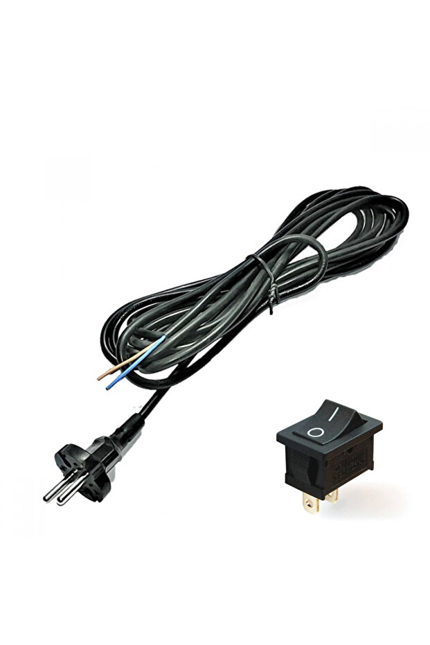 Fantom P1200 Practical Vacuum Cleaner Cable + Plug On/Off Button - 2