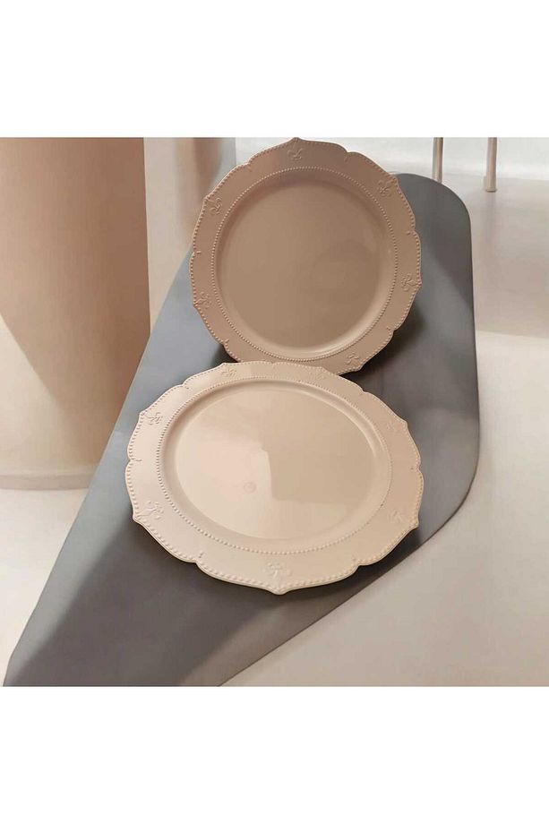 Mika Tabak& Parti Tabak&parti Mika Tabak & Doğum Günü Tabak & Plastik Tabak 19 Cm - 6 Adet - 3