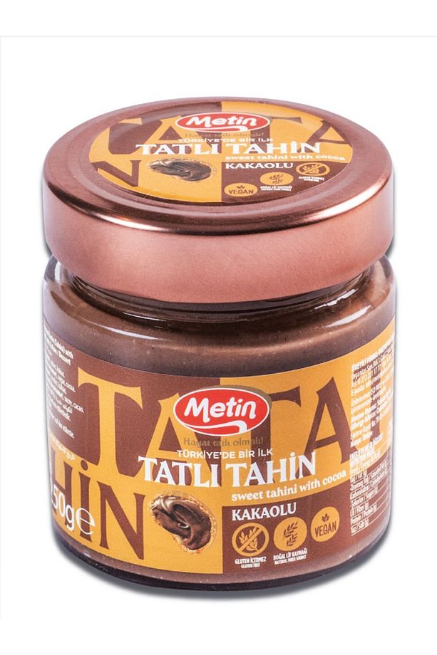 Tatlı Tahin Kakaolu - Glutensiz ve Vegan Sürülebilir Tahin - 2