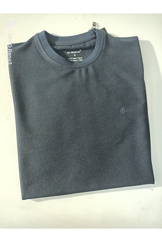 O-Neck Waffle Reguler Fit T-Shirt