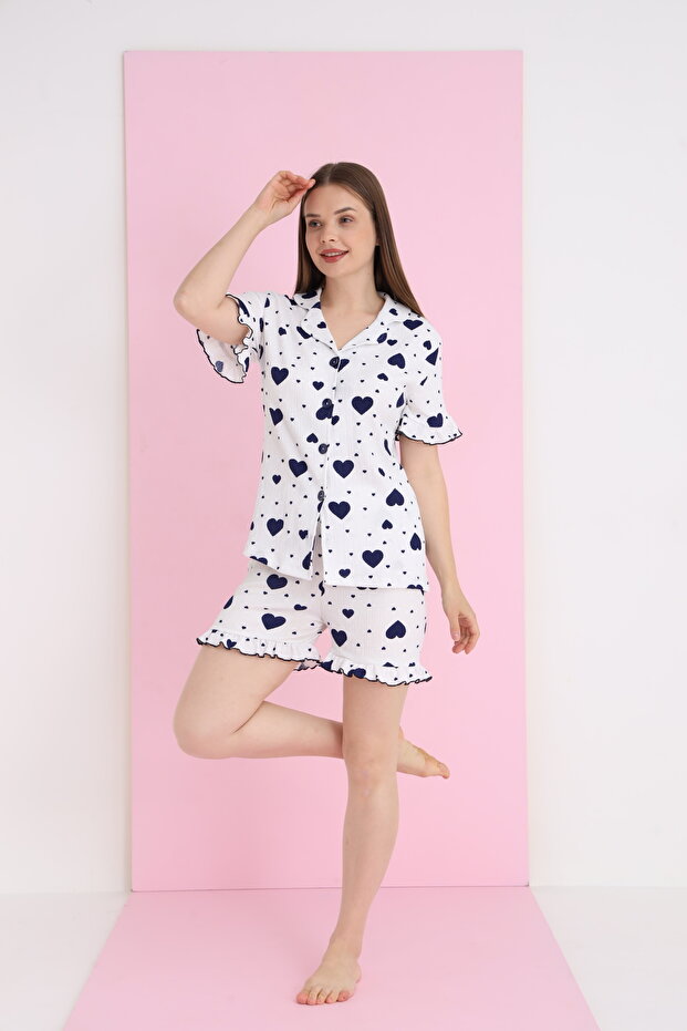 BÜRÜMCÜK DÜĞMELİ ŞORT TAKIM - 2