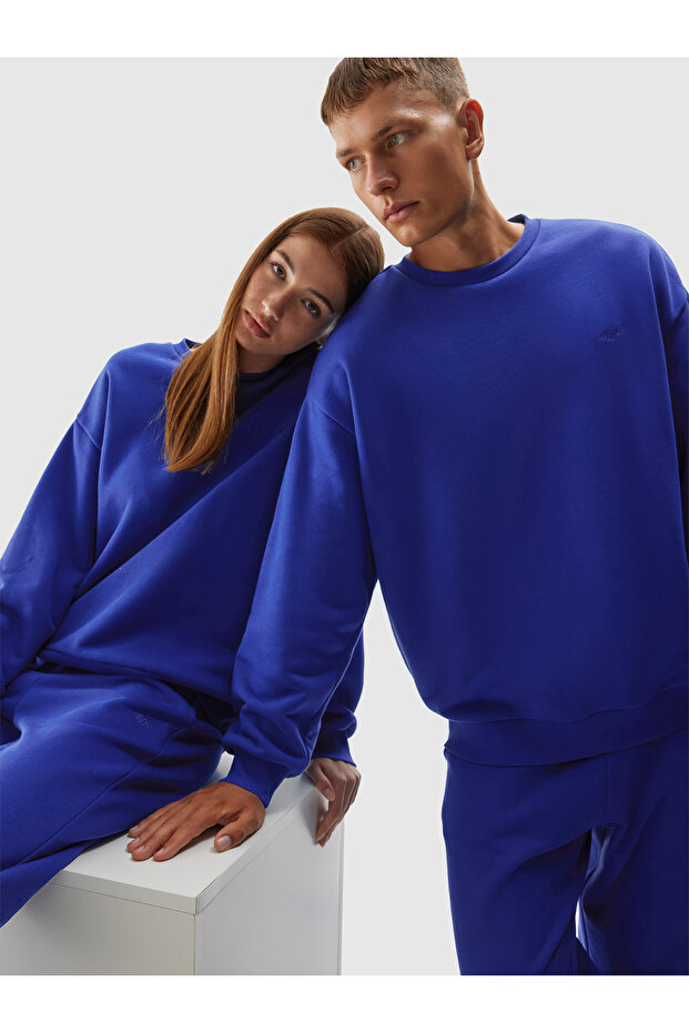 Φούτερ U703 unisex μπλε - 1