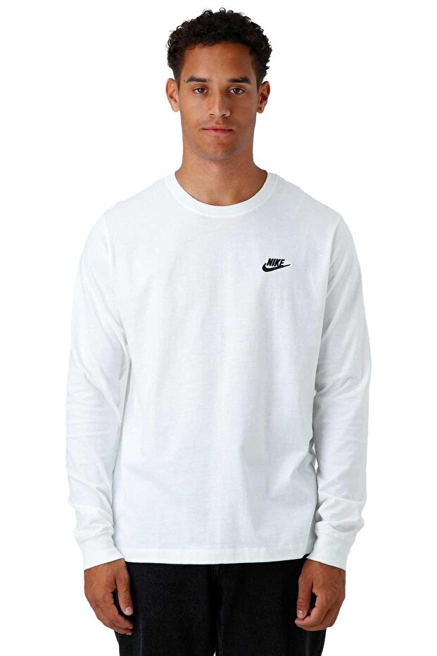 Ar5193-100 m Nsw Club Tee - Ls Men's Long Sleeve Tee