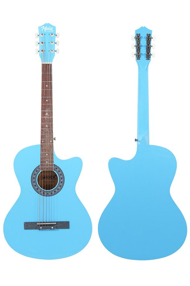 XC-120LTB Kaliteli Akustik Gitar Gül Klavye Sap Ayarlı 4/4 Full Set - 5