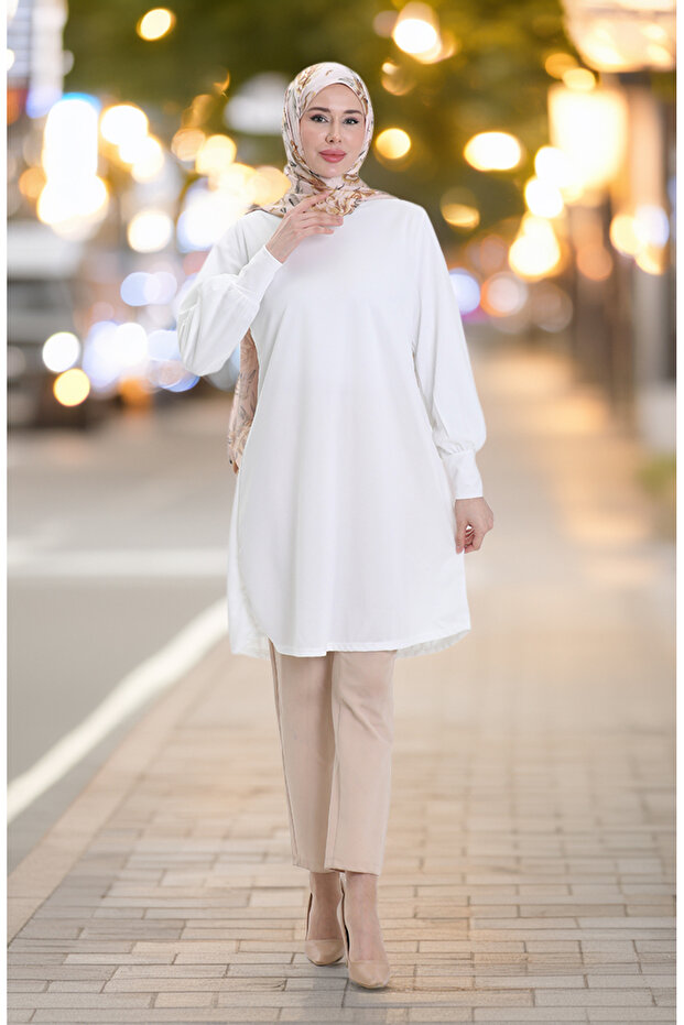 Basic Tunik 1120-06 Beyaz - 1