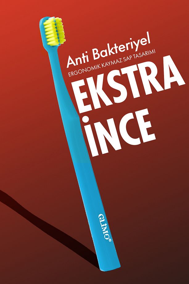 Ortodontik Diş Fırçası 4000 | Fda Onaylı,bpa Içermez,diş Teli Temizliği | 0,12 Mm Fırça Kılı, Mavi - 2