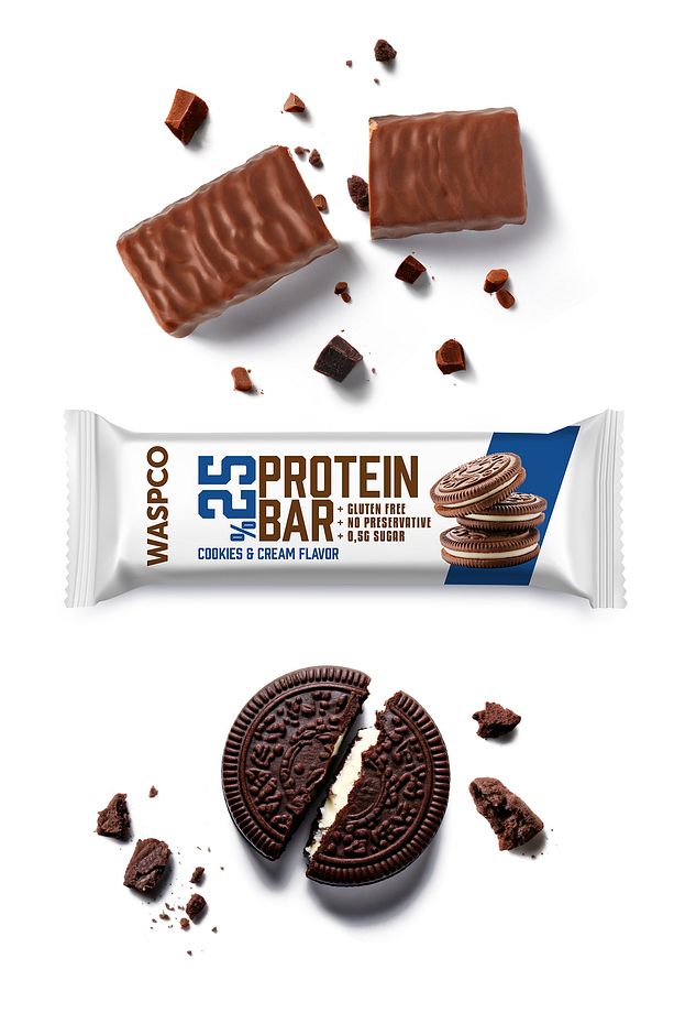 Bitter Çikolata Kaplı Bisküvi Aromalı Protein Bar 36g x 1 Adet - 2