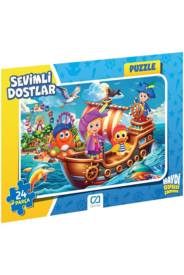Cute Friends Licensed 35 Piece Framed 34X24Cm Children's Puzzle Jigsaw Puzzle New Series