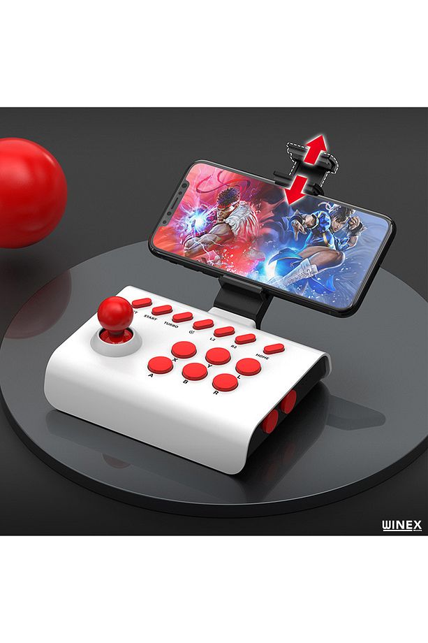Winex BSP-Y01 Joystick N-Switch/Ps3/Ps4/Pc/Android/İos/TV Retro Oyun Konsolu Joystick Beyaz - 3