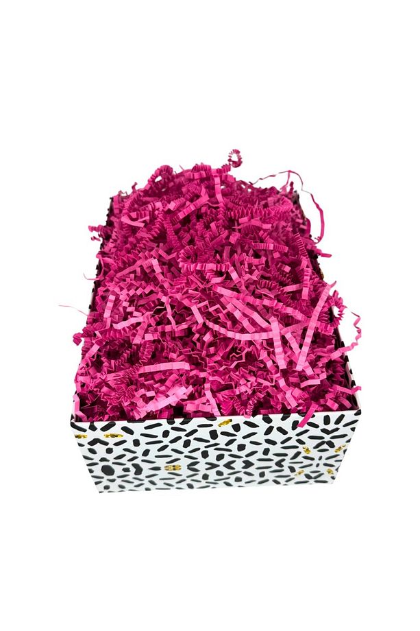 Kırpık Kırpıntı Z Zigzag Kırpık Kağıt 1kg Pembe Renk Süs Dolgu Malzemesi 1 Kg Hediye Kutusu Süsü - 3