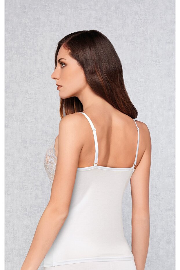 Kadın Dantelli Askılı Atlet - 2