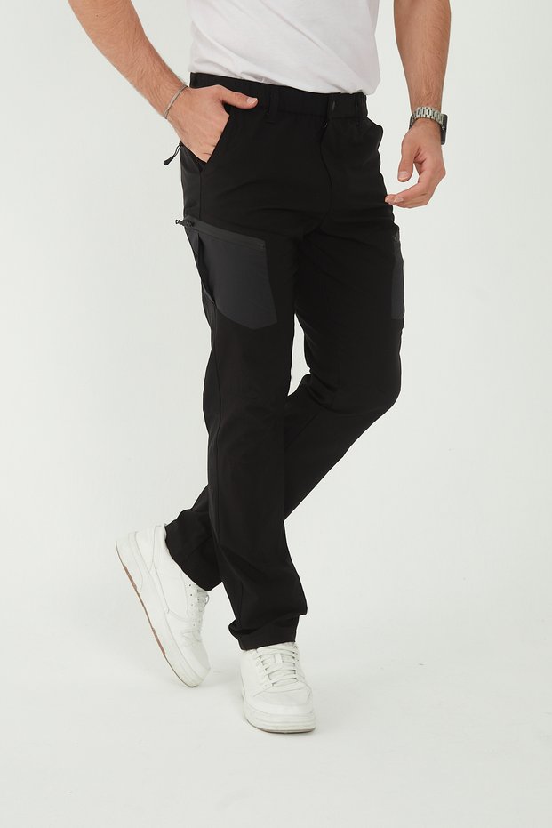 Camp530 Outdoor Tactical Water Repellent Lycra Summer Men's Black-Anthracite Tactical Pants