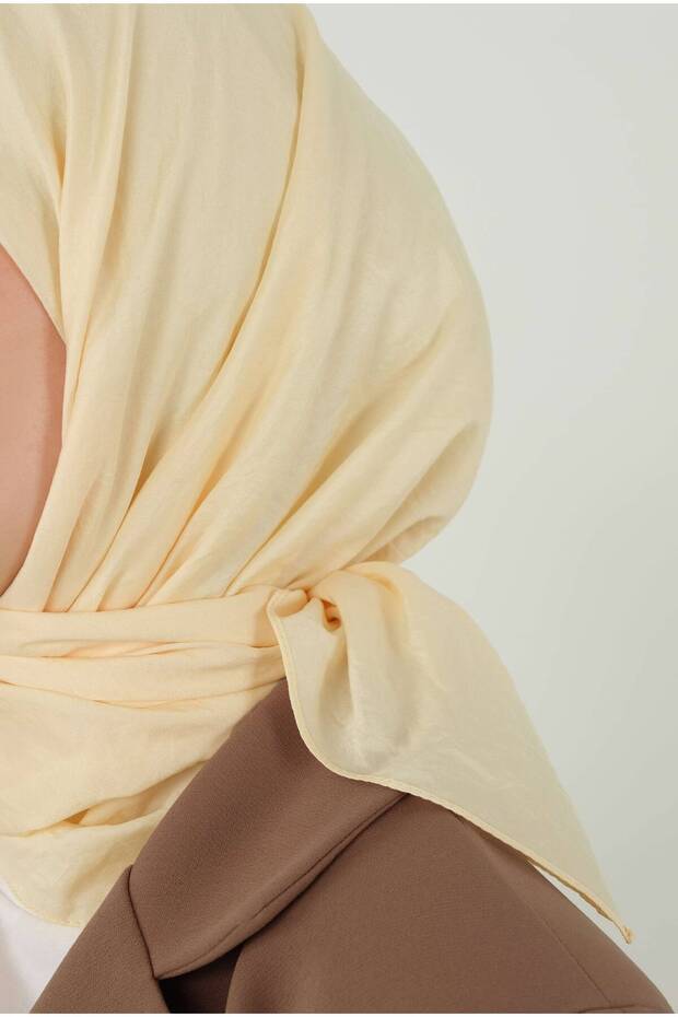 Soft Kraş Eşarp Vanilya - 2
