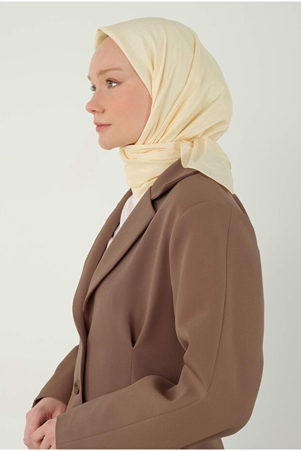 Soft Kraş Eşarp Vanilya - 4