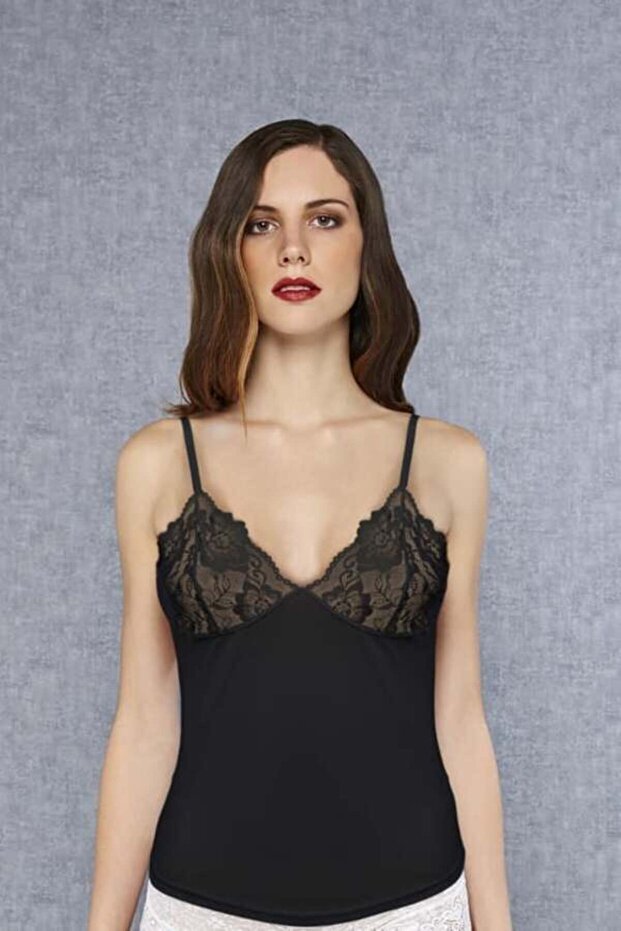 Kadın Dantelli Askılı Atlet - 1